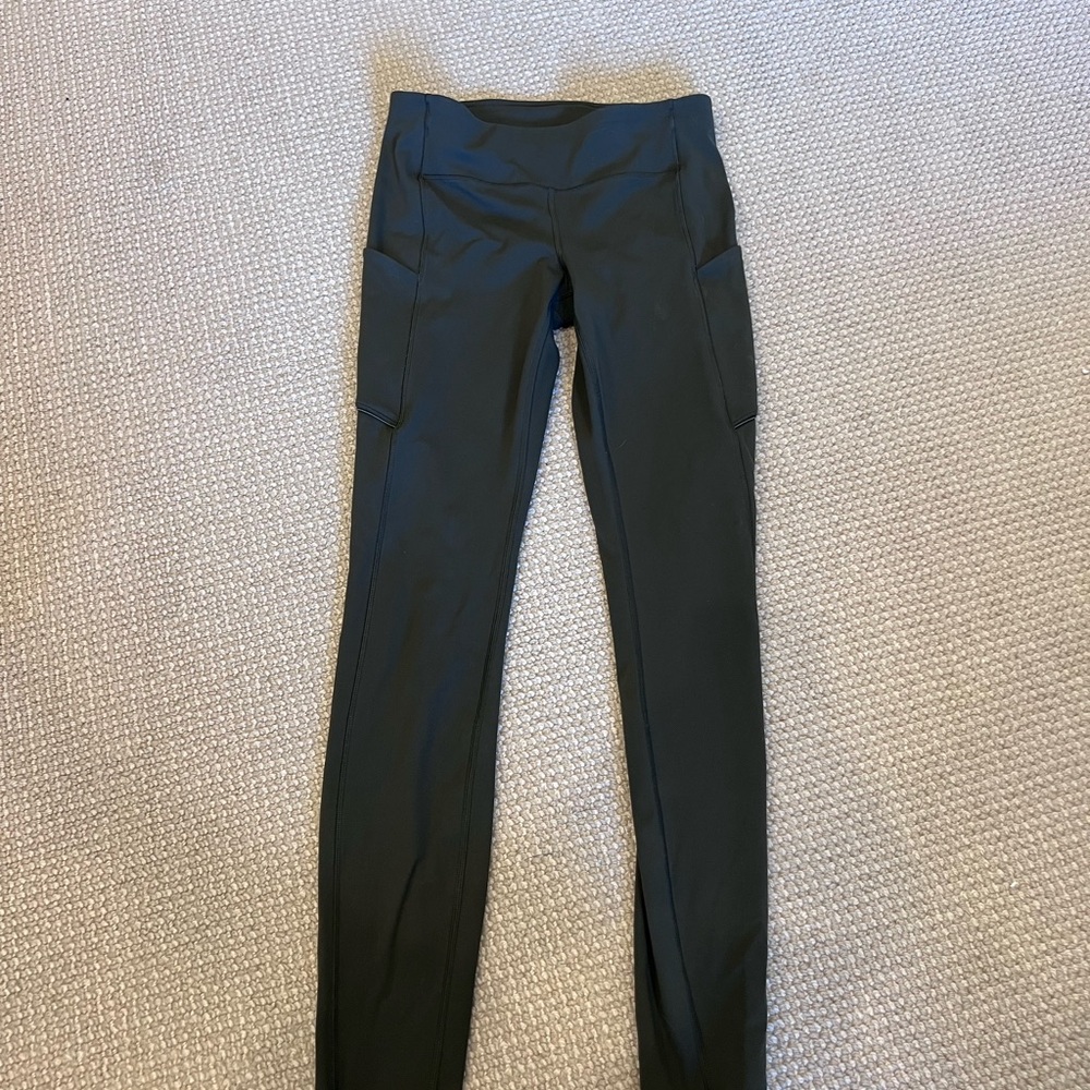 lululemon athletica Army Green Leggings